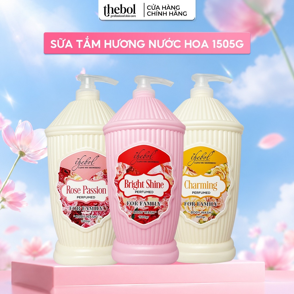 Sữa Tắm Nước Hoa TheBol Hương Nước Hoa Cao Cấp 1500gr