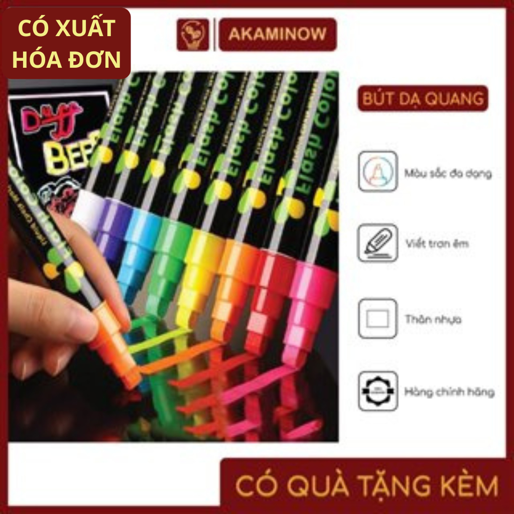 Bút Huỳnh Quang, Bút Dạ Quang, Bút Viết Bảng Led Flash Color SQ