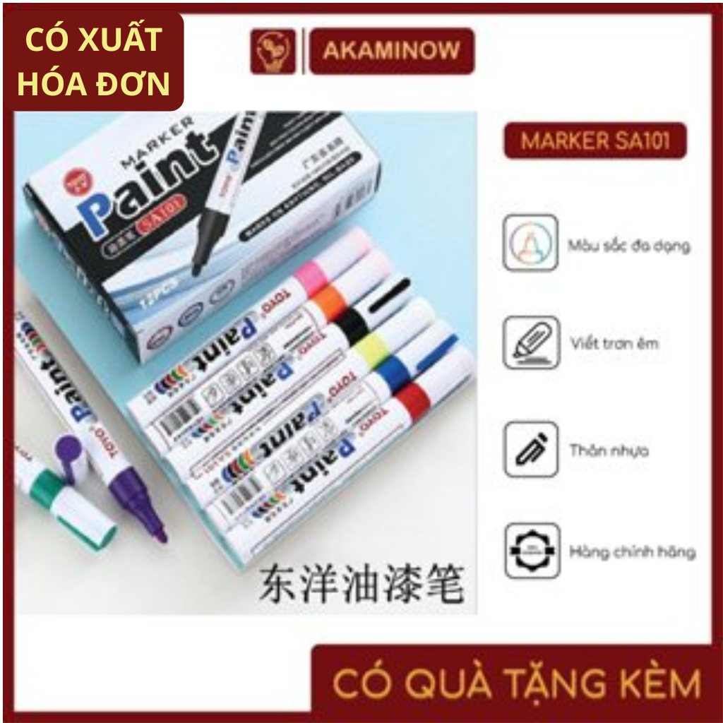 BÚT PHỚT SƠN TOYO Paint Marker SA101 - Bút repaint Đánh Dấu Lốp Xe, Giày Dép