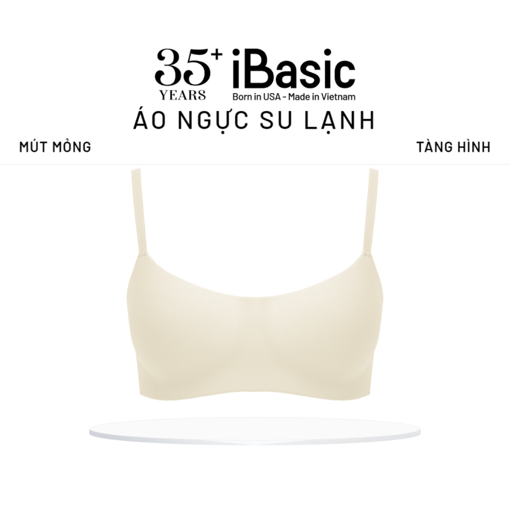 Áo ngực su không gọng iBasic không đường may, mềm nhẹ, không lộ viền BRAW122
