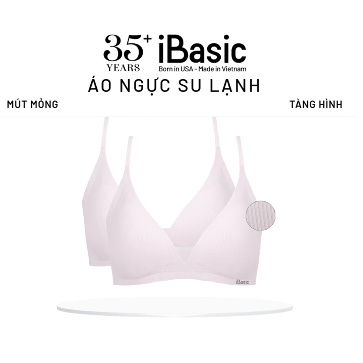 Áo ngực nữ không đường may iBasic mút mỏng không gọng tam giác Bralette BRAY103A – 2