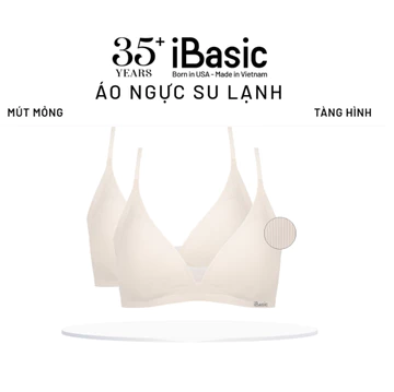 Áo ngực nữ không đường may iBasic mút mỏng không gọng tam giác Bralette BRAY103A