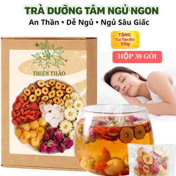 Trà Ngủ Ngon Hoa Cúc Kỷ Tử Giúp Dễ Vào Giấc, Ngủ Sâu Hơn Cho Người Bị Khó Ngủ, Người Lớn Tuổi