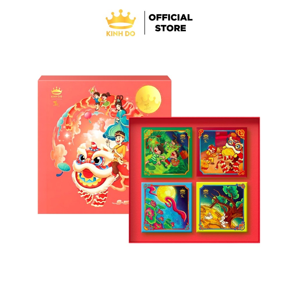 [HỎA TỐC] [ ĐỘC QUYỀN ] Combo 2 Hộp Bánh Trung Thu Kinh Đô "Mã đáo đoàn viên" (4 Bánh x 150g) | BigBuy360 - bigbuy360.vn
