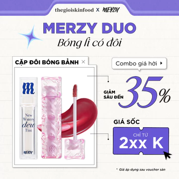 [Merzy Duo] Texture Duo: Combo 2 son Merzy New Watery Dew Tint + Merzy Water Fit Blur Tint