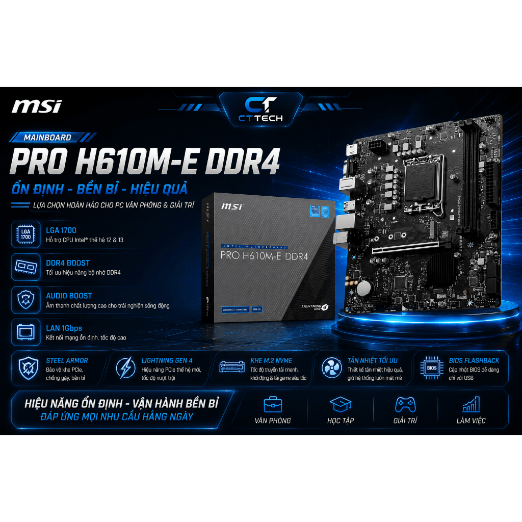Bộ PC Asus Dual 3050 6GB / I5 12400F / MSI H610M-E | BigBuy360 - bigbuy360.vn