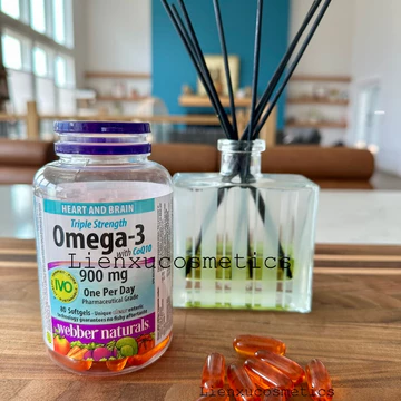 Dầu cá omega 3 900mg& CoQ10 80 viên Webber Natural; HSD T2/2027