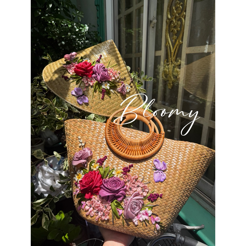 Set Túi Nón Lá Dòng Cao cấp Bloomy
