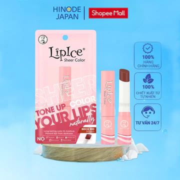 Son dưỡng có màu hiệu chỉnh sắc môi Lipice Sheer Color 2.4g - Đỏ gạch