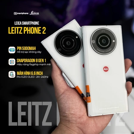 Điện thoại Leica Leitz Phone 2 (12GB/512GB) Snapdragon 8 Gen 1, Pin 5000mAh Like New 99% - Bảo Hành 6 Tháng Lỗi 1 Đổi 1