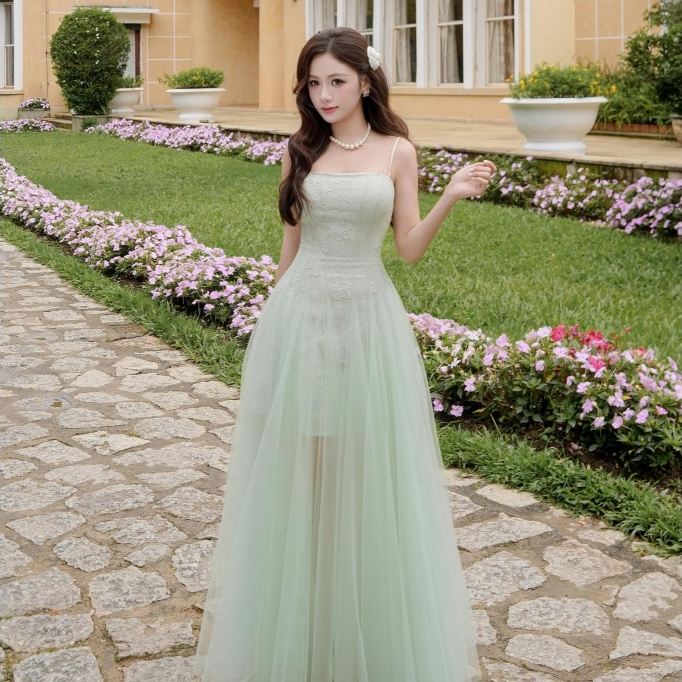 Đầm váy hoa dáng dài-Elodie Dress
