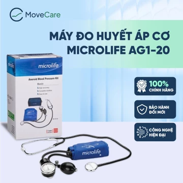 Máy Đo Huyết Áp Cơ Microlife AG1-20 Kèm Ống Nghe Đồng Hồ Đo Bắp Tay Chính Hãng - Bảo Hành 2 Năm