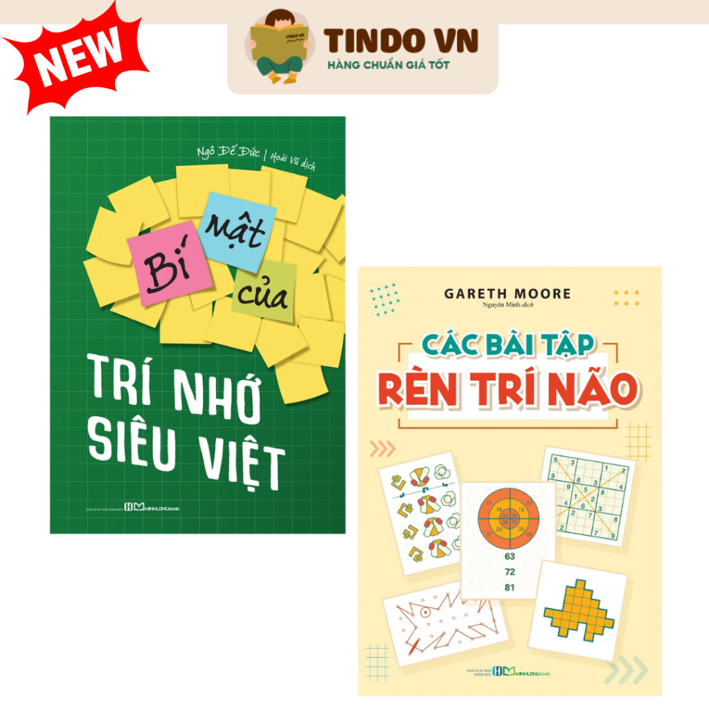 Sách: Bí Mật Của Trí Nhớ Siêu Việt + Sách: Các Bài Tập Rèn Trí Não