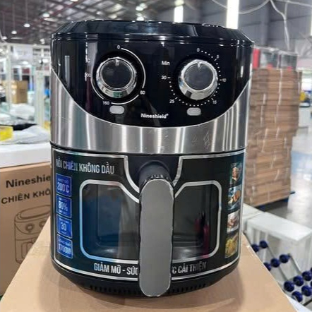 Nồi Chiên Không Dầu KB5005M Nineshield 12L Sử Dụng Công Nghệ Rapid Air - Bảo Hành 12 Tháng | BigBuy360 - bigbuy360.vn