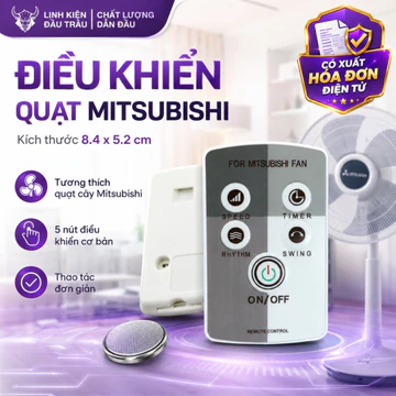 Bo mạch Quạt Điều Khiển Từ Xa Mitsubishi LV16-R cho quạt đứng, quạt treo tường (Bảo hành 3 tháng)