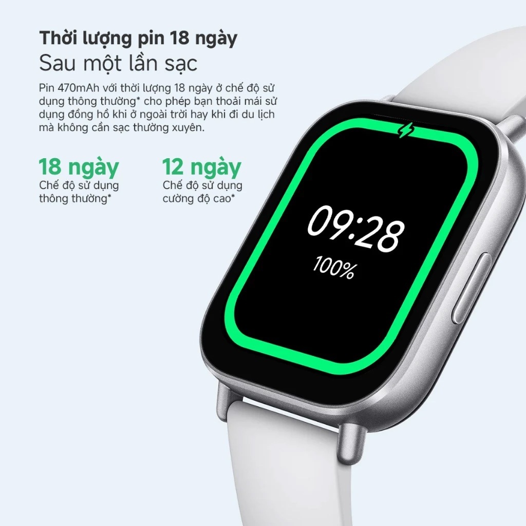 Đồng Hồ Thông Minh Xiaomi Redmi Watch 6 Active | Màn Hình AMOLED 1.85" | Hỗ Trợ Nghe Gọi Bluetooth | BigBuy360 - bigbuy360.vn