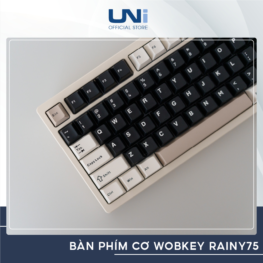 Bàn phím cơ WOBKEY RAINY75 - Phiên bản STANDARD - Pin 3500mAh - Plate PP - UNI OFFICIAL STORE0 | BigBuy360 - bigbuy360.vn