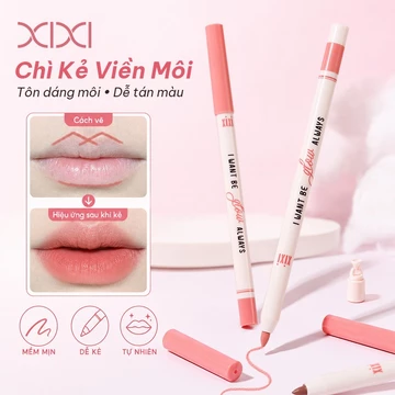 XIXI Bút Kẻ Viền Môi Mềm Mịn Dễ Kẻ Không Khô Lâu Trôi Tạo Đường Viền Môi Tự Nhiên D647