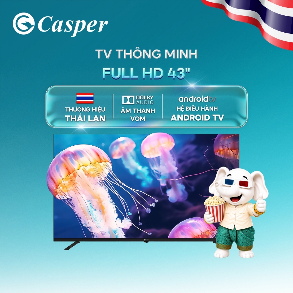 Smart Tivi Casper Ultra HD 4K/ QLED 50/55inch - D50UGC620/D55UGC620 - Chính hãng
