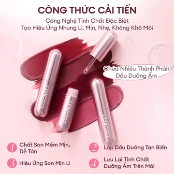SON BÙN LIP MUD NEW COLORKEY