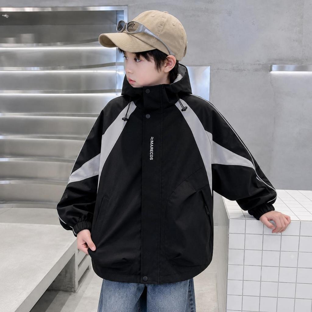 ÁO KHOÁC GIÓ CHO BÉ TRAI, chất liệu gió cản gió, chống nước nhẹ, giữ ấm tốt, size từ 17-55kg