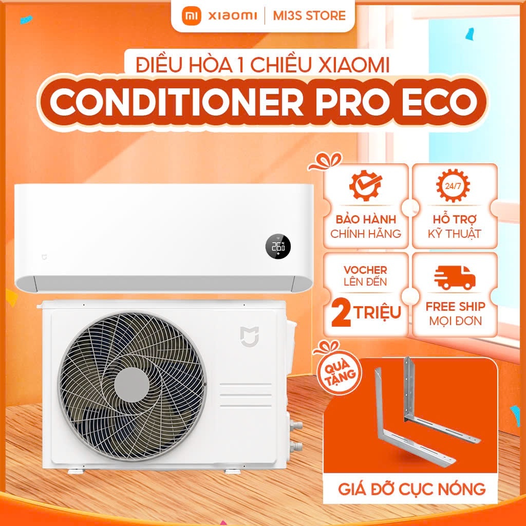 Điều Hòa 1 Chiều Xiaomi Mijia Air Conditioner Pro Eco Inverter 1.5HP | 12500BTU, Tiết Kiệm Điện