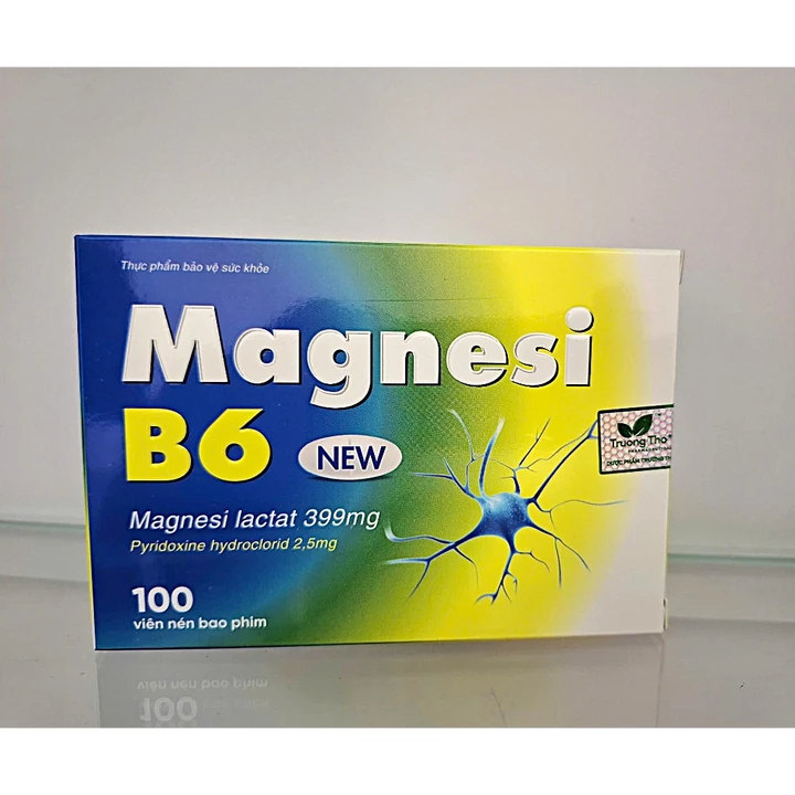 Bổ sung Magie, vitamin B6 giúp giảm suy nhược thần kinh, mệt mỏi, căng thẳng và chuột rút/ Magnesi B6 NEW H-100V