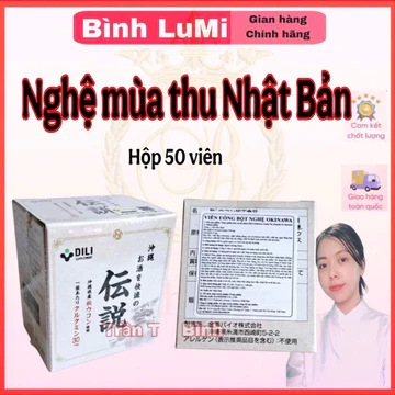 Nghệ Mùa Thu Okinawa Nhật Bản - Nghệ Dili Nhật Bản tặng trà dây nghệ mật ong hỗ trợ giải rượu giảm viêm dạ dày đại tràng
