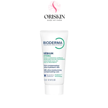 Sample Bioderma Kem dưỡng ẩm cho da mụn suy yếu và giảm khô căng, bong tróc Bioderma Sebium Hydra 5ml