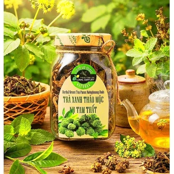 Trà Thảo Mộc Nụ Tam Thất - Global Century- Trà Thảo Mộc An Thần - Hỗ Trợ Tim Mạch Giải Độc