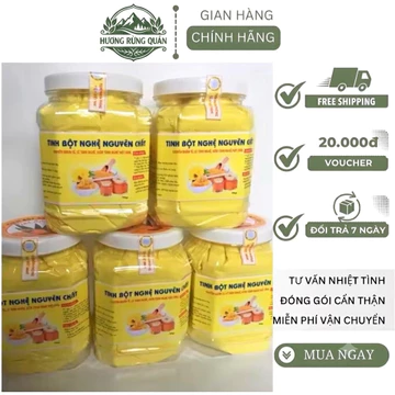 [Giá sỉ ]500G ( 1 hộp) Tinh nghệ nguyên chất - Tinh bột nghệ nhà làm.