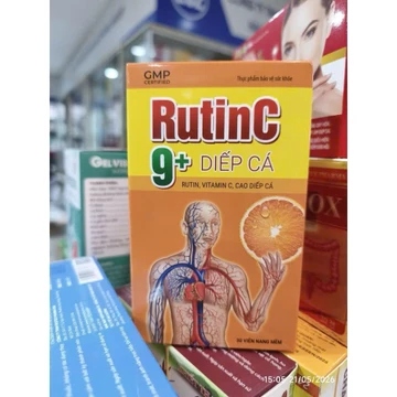 [SALE SỐC] Viên uống Rutin C Diếp cá Hỗ trợ giảm triệu chứng của trĩ, nhuận tràng, giảm táo bón 30 viên VH PHARMA