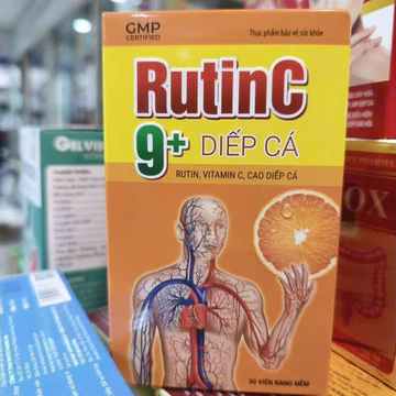 [SALE SỐC] Viên uống Rutin C Diếp cá Hỗ trợ giảm triệu chứng của trĩ, nhuận tràng, giảm táo bón 30 viên