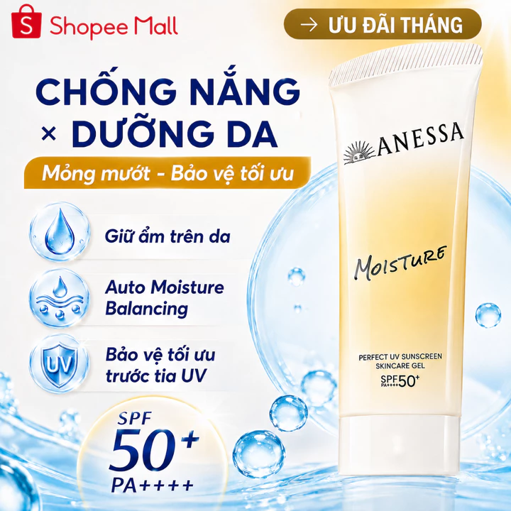 Kem Chống Nắng Anessa Perfect UV Sunscreen Skincare Dạng Gel 90g