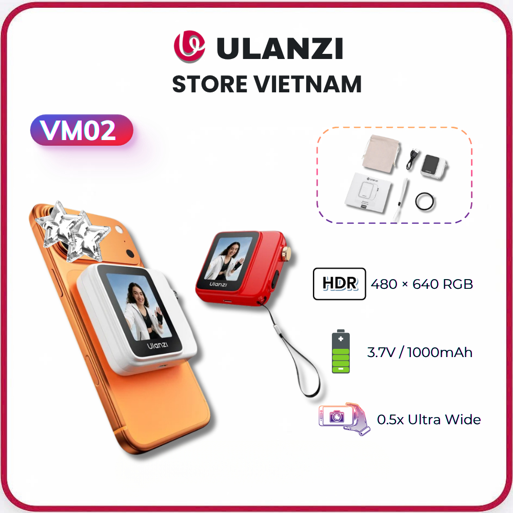 Màn hình selfie không dây Ulanzi VM02