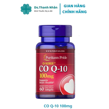 Viên Uống Hỗ Trợ Tim Mạch COQ10 100mg hộp 60 viên