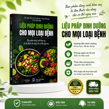 Sách -Liệu pháp dinh dưỡng cho mọi loại bệnh (sách bản quyền)