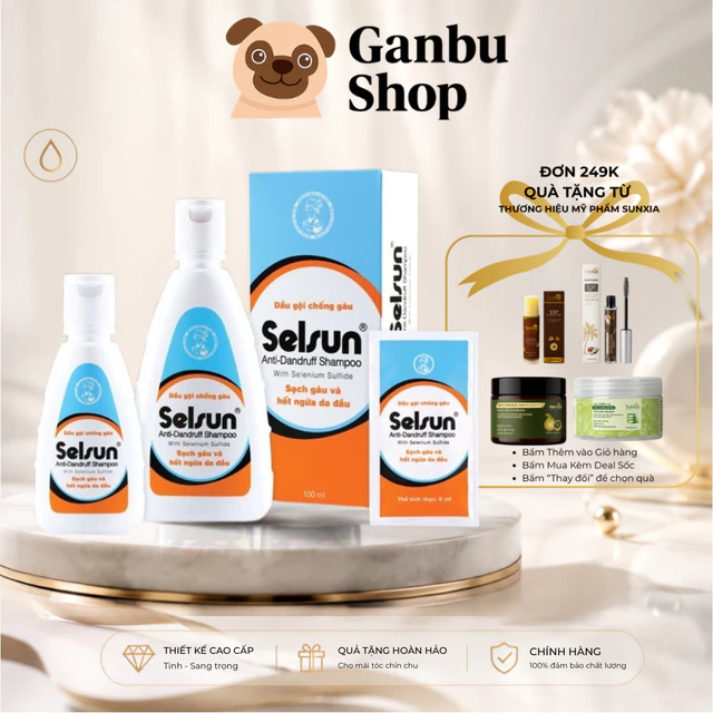 Dầu Gội - Dầu Xả Selsun Giảm Nấm Sạch Gàu, Hết Ngứa Da Đầu Công Thức Cải Tiến Từ Nhật Bản