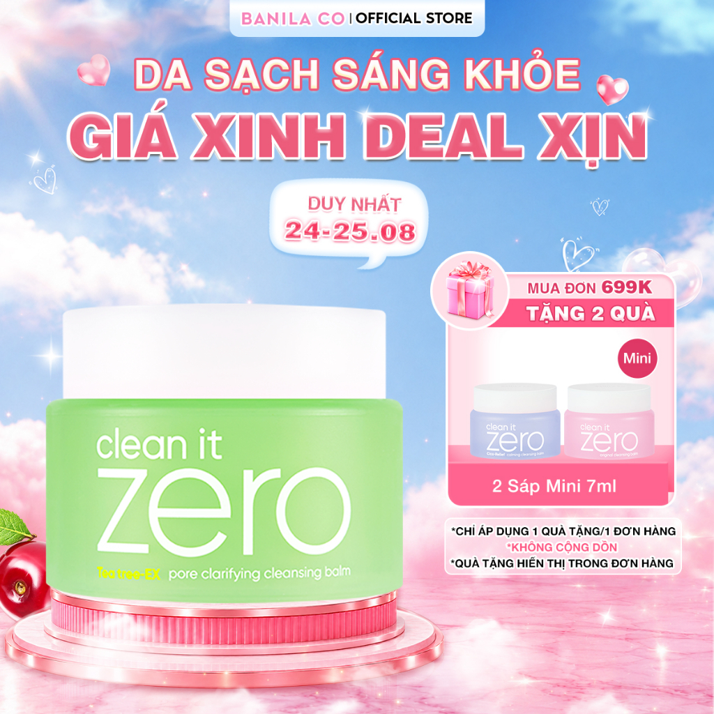 [Renewal] Sáp tẩy trang Banila Co Clean It Zero Cleansing Balm Pore Clarifying 100ML dành cho da dầu, mụn