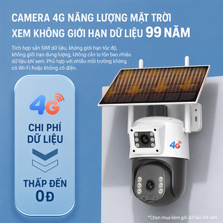 Ảnh 2 – Camera Ngoài Trời Năng Lượng Mặt Trời, Kết Nối 4G, Chống Nước, Camera Siêu Nét, Bảo Hành 1 Năm