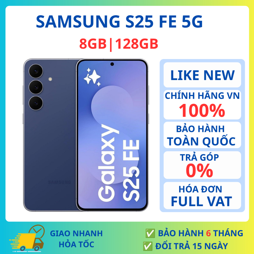 Điện Thoại Samsung Galaxy S25 FE 5G 128GB Chính Hãng Demo 99% Fullbox