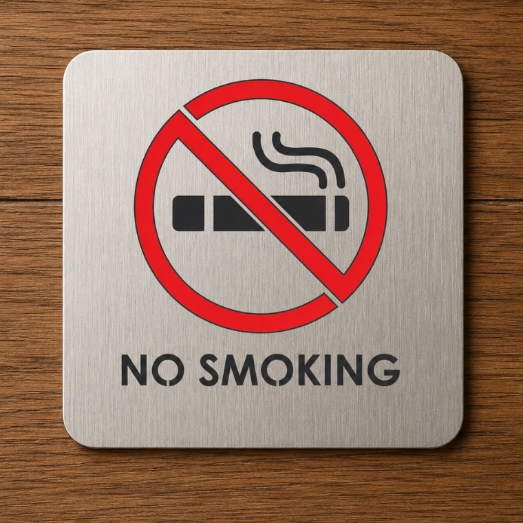 bảng cấm hút thuốc, No smoking, vui lòng không hút thuốc