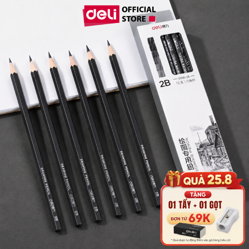 Bút chì 6b - Giá Tốt, Sale Tháng 09, Freeship 0Đ | Shopee Việt Nam
