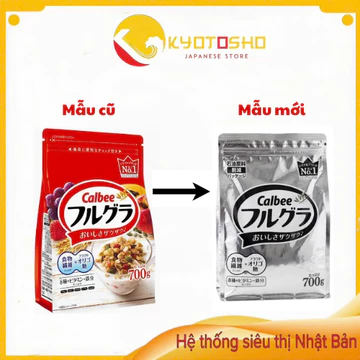 Ngũ cốc Calbee đỏ 700g,ngũ cốc Calbee Nhật Bản,ngũ cốc ăn sáng,ngũ cốc dinh dưỡng