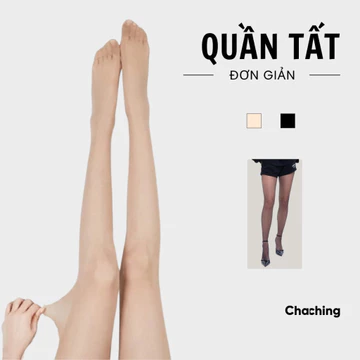 [1 Đôi] Quần Tất Nữ Da Trong Suốt ChaChing, Tất Quần Da Nữ, Quần Tất Che Khuyết Điểm Siêu Dai, Chống Xước