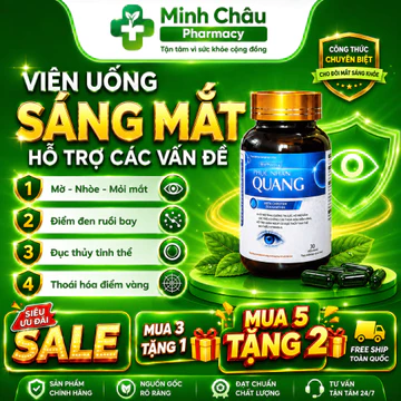 [Hàng Công Ty] Viên Uống Bổ Mắt Phục Nhãn Quang Bổ Sung Hỗ Trợ Đau Mắt Mỏi Mắt Chảy Nước Mắt