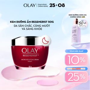 [LS] Kem Dưỡng Ẩm OLAY REGENERIST Ban Đêm Căng Mướt, Sáng Khỏe & Phục Hồi Dấu Hiệu Lão Hóa 50G