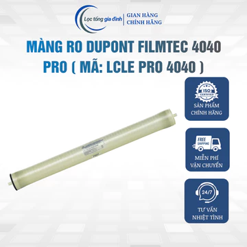 MÀNG RO DUPONT FILMTEC 4040 PRO – Mã LCLE PRO 4040, Màng Lọc Nước RO Công Nghiệp Chính Hãng