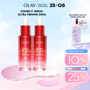 [LS] Combo 2 Serum OLAY Ultra Firming Giúp Da Săn Chắc & Mịn Màng 30MLx2