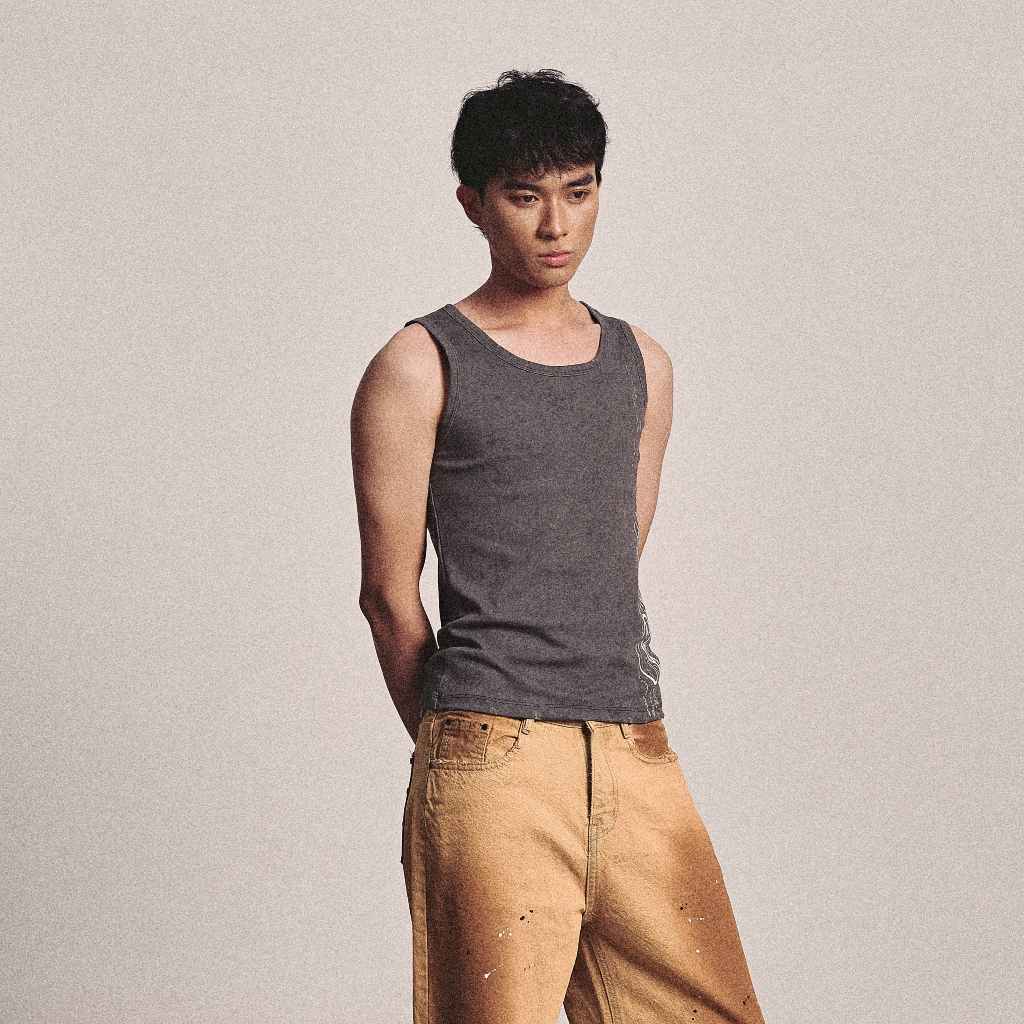 Bad Choices | Áo ba lỗ Tanktop Graphic chữ dọc form ôm | BigBuy360 - bigbuy360.vn